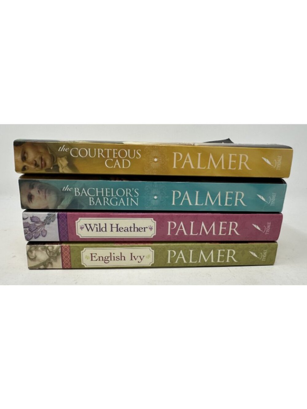 CATHERINE PALMER 4 BOOKS Bachelors Bargain Courteous Cad English Ivy Wild Heathe - Picture 3 of 14